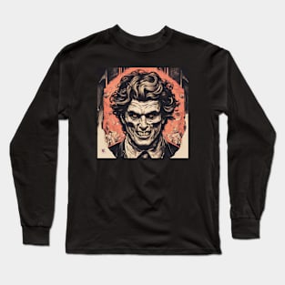 Smiling Zombie Long Sleeve T-Shirt